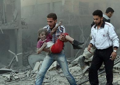 المصابين في سوريا - ارشيفية